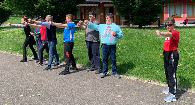 Yoga nel parco